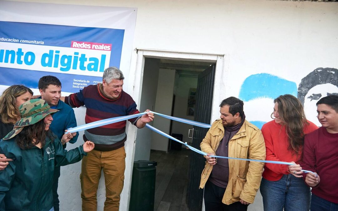 Mar del Plata: En barrio La Herradura inauguraron un “Punto Digital”
